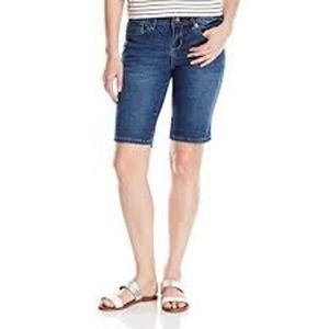 Seven7 Womens Denim Bermuda Shorts